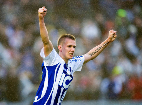 2-0, Pontus Wernbloom, jubel