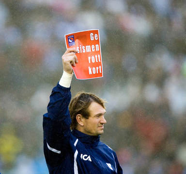 Kampanjen "Ge rasismen rött kort", Bengt Andersson, IFK