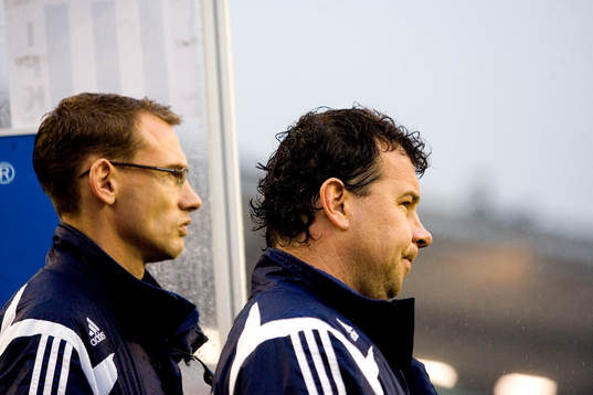 Jonas Olsson och Stefan Rehn, tränare