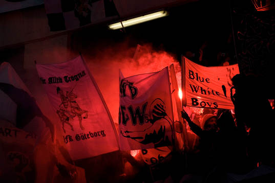 Bengalisk eld, banderoll, tifo