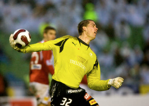 Utkast, Marcus Sahlman, målvakt, Trelleborg