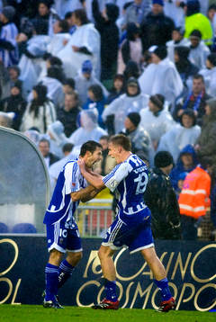 Mattias Bjärsmyr, Pontus Wernbloom, IFK Göteborg, jubel
