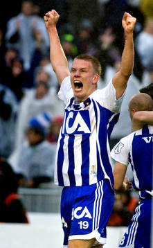 Pontus Wernbloom, IFK Göteborg, jubel