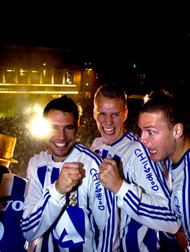Stefan Selakovic, Pontus Wernbloom och Ragnar Sigurdsson,