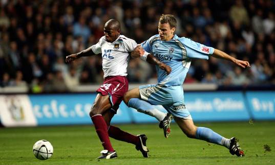 Fotboll, engelsk, Ligacupen, Coventry City - West Ham