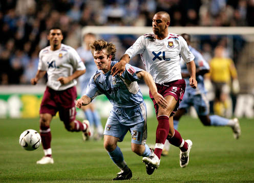 Fotboll, engelsk, Ligacupen, Coventry City - West Ham