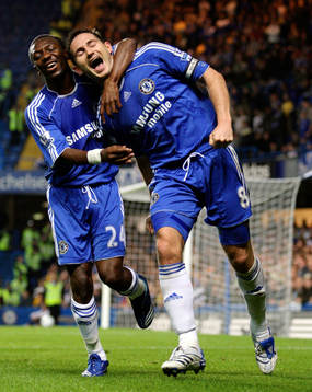 Fotboll, engelsk, Ligacupen, Chelsea v Leicester