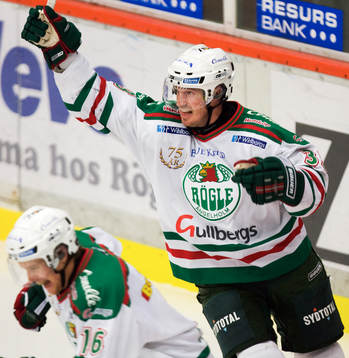 jubel Brett Harkins, Rögle, jubel