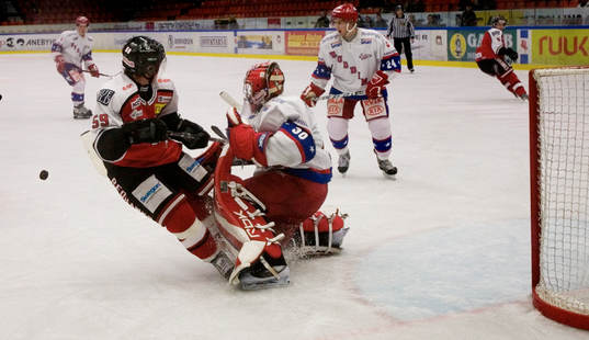 Patrik Lundh och Pontus Sjögren, målvakt, Huddinge