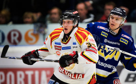Mikael Lind, Brynäs och Andreas Jämtin, HV71