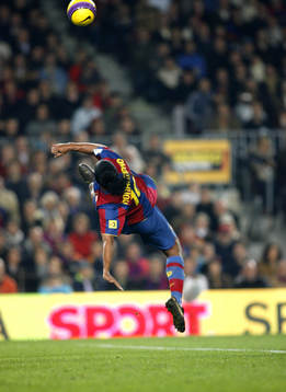 Ronaldinho. Cykelspark