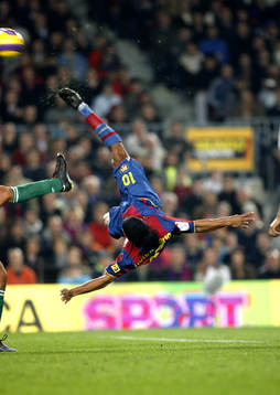Ronaldinho. Cykelspark