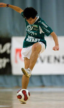 Jonglering, teknik, boll, fötter, bollkonstnär, trixar