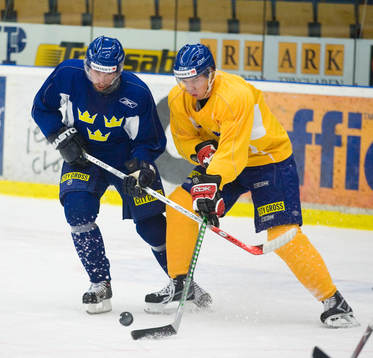 Peter Forsberg och Linus Videll