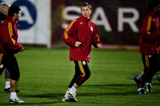 Tobias Linderoth tränar med sitt Galatasaray