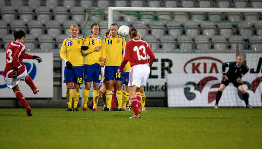 Frispark Katrine S. Pedersen, Lotta Schelin, Nilla Fischer