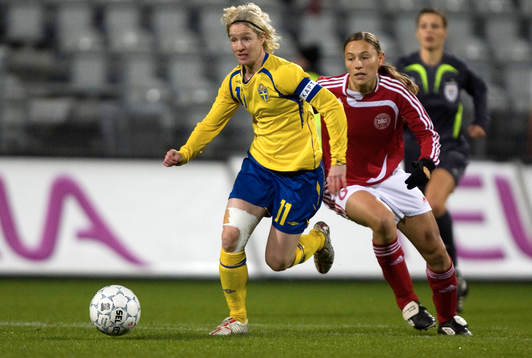 Victoria Svensson och Mariann Gajhede Knudsen