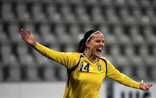 1-0 jubel av Jessica Landström