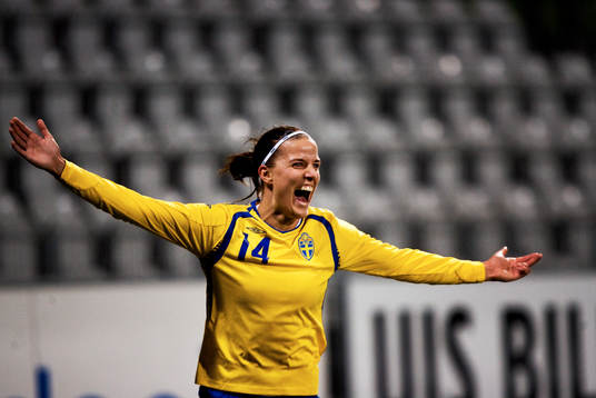 1-0 jubel av Jessica Landström