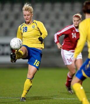 Nilla Fischer och Camilla Sand Andersen