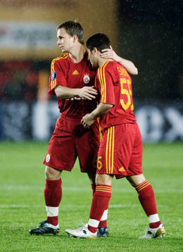 Tobias Linderoth och Sabri Sarıoglu, Galatasaray