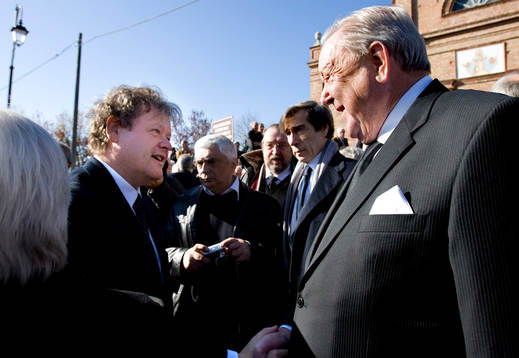 Sonen Carlo Liedholm och Lennart Johansson