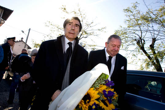 Ariedo Braida och Lennart Johansson anländer