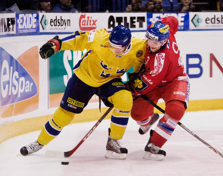Magnus Kahnberg, Sverige, och Vaclav Varada, Tjeckien, i