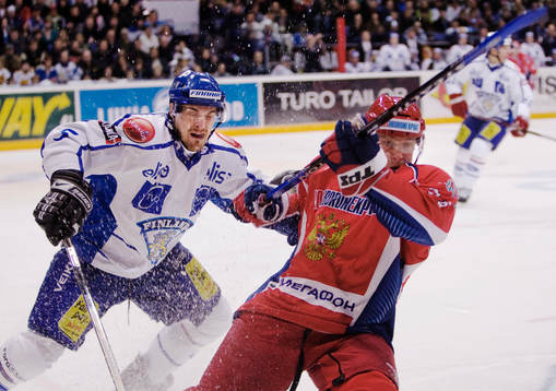 Pekka Saravo, Finland, och Alexey Tereshchenko, Ryssland