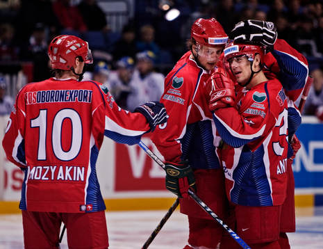 Sergei Mozyakin, Vitaly Proschkin och Vladimir Antipov,
