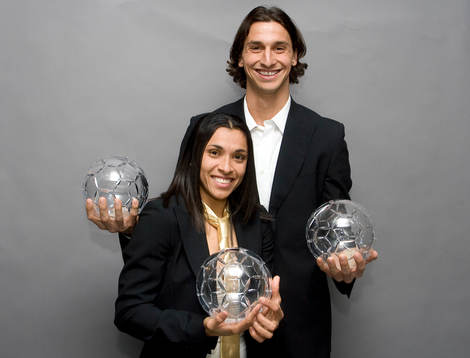 Årets Forward, Marta och Zlatan Ibrahimovic