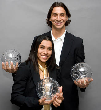 Årets Forward, Marta och Zlatan Ibrahimovic