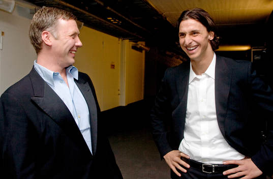 Mikael Persbandt och Zlatan Ibrahimovic