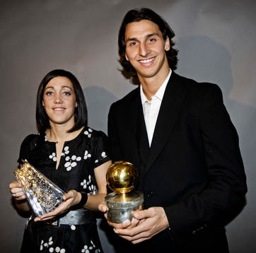 Diamantbollen och Guldbollen: Therese Sjögran och Zlatan