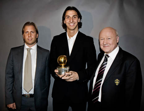 Guldbollen: Simon Bank, Zlatan Ibrahimovic, Lars-Åke