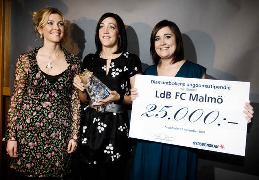 Diamantbollen: Karin Mattson, Therese Sjögran, Anja Gatu