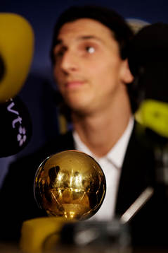 Zlatan Ibrahimovic vann Guldbollen