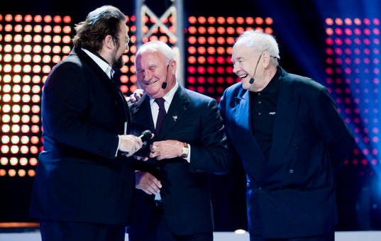 Adam Alsing och Kurt Hamrin och Sigge Parling