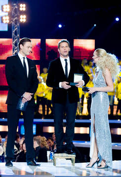 Olof Lundh, Ola Wenström och Jessica Almenäs