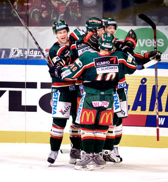 Andreas Holmqvist, Frölunda jubel