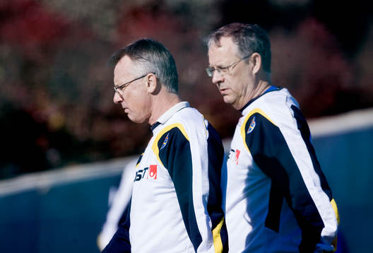 Roland Andersson och Lars Lagerbäck, Förbundskapten