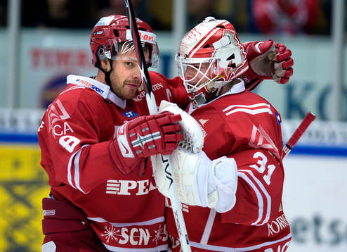 Sanny Lindström och Johan Backlund, Målvakt Timrå jubel