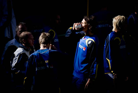 Vattenpaus, Zlatan Ibrahimovic, Träning