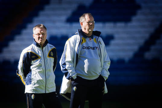 Roland Andersson och Lars Lagerbäck, Träning