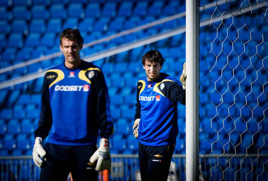 Andreas Isaksson och Rami Shaaban, Målvakt, Träning