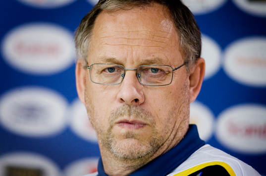 Lars Lagerbäck, Förbundskapten, presskonferens