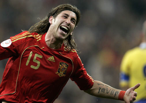 Sergio Ramos, jubel