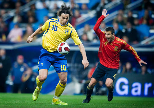 Zlatan Ibrahimovis, Sverige och Marchen, Spanien