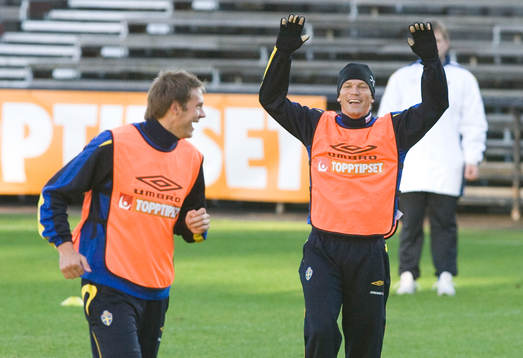 Andreas Granqvist och Marcus Allbäck, Sverige