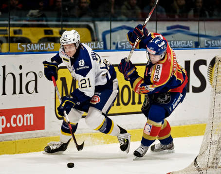 Pasi Puistola, HV71, och Patric Hörnqvist, Djurgården